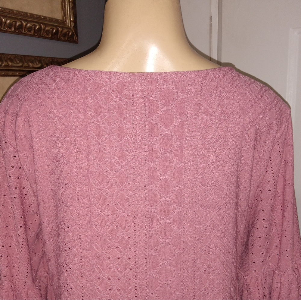 VIBE ROSE PINK DRESS SZ 1X - Picture 7 of 7